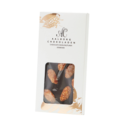 Jule pladechokolade med sukkerristet mandler